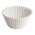 Hoffmaster Fluted Bake Cup, 5-1/2", White, PK500 610060