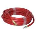 Air Systems Intl 3/4" x 50 ft Coupled Air Hose Red H-50-12