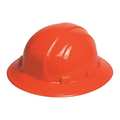 Erb Safety Full Brim, Ratchet Hat, Hi Vis, Oange 19923O