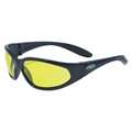 Global Vision Safety Glasses, Yellow Anti-Fog, Scratch-Resistant HERCYT