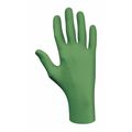 Showa 6110PF, Nitrile Disposable Gloves, 4 mil, Food Grade, Powder-Free, S (7), Green, 100 Pack 6110PF S