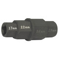 Otc Metric 4-In-1 Hex Key, 17 mm, 19 mm, 22 mm, 24 mm Tip Size 4880