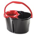 Libman Libman 4 Gallon Clean & Rinse Bucket w/ Wringer, Black 1056
