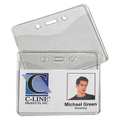 C-Line Products Badge Hldr, Horizontal, 2-3/8x3-3/8", PK100 88607
