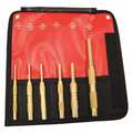 Mayhew Brass Pin Punch Set, 6pcs 67007