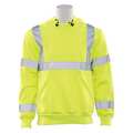 Erb Safety Sweatshirt, Pullovr, Hooded, HiViz, Lime, 3XL 61544