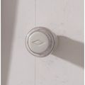 Broan Pushbutton, Clear, White Cap, Lighted PB18LWHCL