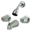 B & K Tub and Shower Faucet Comp 2 Metal Handl 221-002