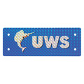 Uws Replacement Rivet-On UWS Logo Badge, 002-UWS 002-UWS