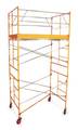 Bil-Jax Scaffold Tower, Steel/Plastic, 2,000 lb Load Capacity, 2 to 11 ft Platform Height 6004C-7X10RT