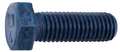 Metric Blue Class 10.9, M12-1.75 Hex Head Cap Screw, Blue Phosphate Steel, 40 mm L, 10 PK UST223366