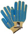 Condor Cut Resistant Coated Gloves, 2 Cut Level, PVC, L, 1 PR 5AP85