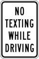 Brady Traffic Sign, 18 in H, 24" W, Aluminum, Rectangle, English, 141811 141811