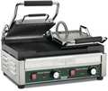 Waring Commercial Ribbed Plates Dual Panini Grill 240V, 3200 Watts WPG300