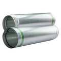 Greenseam Round Snap Lock Pipe, 14 in Duct Dia, Galvanized Steel, 24 GA, 60" L GR60SPBGP14GA24