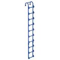 Vestil Storage Tank Ladder, Steel, Powder Coated Finish, 300 lb Load Capacity NTAL-10