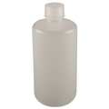 Lab Safety Supply Bottle, 250 mL, 8 Oz, Narrow Mouth, PK12 6FAJ2