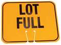 Zoro Select Traffic Cone Sign, 10 1/2 in H, 12 3/4 in W, 03-550-LF 03-550-LF
