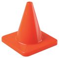 Zoro Select Traffic Cone, 6 In.Orange 6FGY7