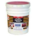 Rae Traffic Zone Marking Paint, 5 gal., Red, Latex Acrylic -Based 4836