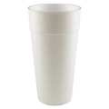 Zoro Select Disposable Cold/Hot Cup 24 oz. White, Foam, Pk300 24C18