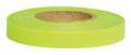 Zoro Select Flagging Tape, Lime Glo, 150ft x 1-2 In. N-LG-200