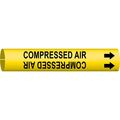 Brady Pipe Mrkr, Compressed Air, 2-1/2to3-7/8 In, 4032-C 4032-C