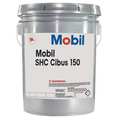 Mobil 5 gal Gear Oil Pail 150 ISO Viscosity, 90 SAE, Amber 104098