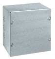 Wiegmann Galvanized Steel Enclosure, 16 in H, 16 in W, 4 in D, 1, Screw On SC161604GNK