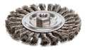 Weiler Twist Wire Wheel Wire Brush, Threaded Arbor 94010