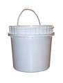 Zoro Select Pail, Open Head, Round, 1.2 gal, HDPE, White 51911