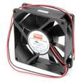 Dayton Axial Fan, Square, 12V DC, - Phase, 37 cfm, 3 1/8 in W. 6KD68