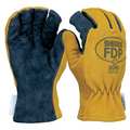 Shelby Firefighters Gloves, XL, Pigskin Lthr, PR 5226XL