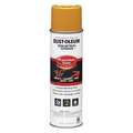 Rust-Oleum Inverted Marking Paint, 20 oz, Caution Yellow, Solvent -Based 203024