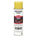 Rust-Oleum Precision Line Marking Paint, 20 oz, High Visibility Yellow, Water -Based 203034