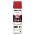 Rust-Oleum Precision Line Marking Paint, 20 oz, Safety Red, Water -Based 203038