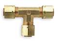 Parker 1/4" Compression-Align Brass Union Tee 25PK 164CA-4