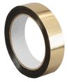 Tapecase Metalized Film Tape, Gold, 1-1/2In x 72Yd 15D398