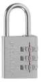 Master Lock Luggage/Briefcase Padlock, Aluminum, Side 630D