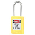 Master Lock Lockout Padlock, KA, Yellow, 1-13/16"H, PK3 S33KAS3YLW