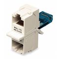 Hubbell Premise Wiring Hubbell BR851B Network Connector Adapter - 2 x RJ-45 Network Female - 1 x RJ-45 Network Male BR851B
