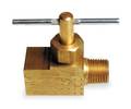 Zoro Select Needle Valve, Straight, Brass, 1/8 In. 6MN31