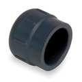 Zoro Select CPVC Cap, Schedule 80, 1" Pipe Size, Socket 9847-010