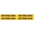 Brady Pipe Mrkr, Non-Potable Water, 3/4to2-3/8In 7203-4