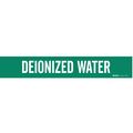 Brady Pipe Mrkr, Deionized Water, 2-1/2to7-7/8In 7073-1