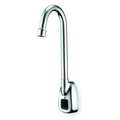 Sloan Sensor Single Hole Mount, 1 Hole Gooseneck Bathroom Faucet, Polished chrome ETF500-P