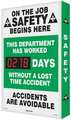 Accuform Safety Record Signs, 29 x 20In, AL, ENG SCK110