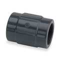 Zoro Select PVC Coupling, FNPT x FNPT, 1/2 in Pipe Size 830-005