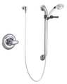 Delta Handheld, Shower Head Kit, Chrome, Wall T13H152