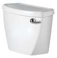 American Standard Toilet Tank, 1.6 gpf, Gravity Fed, Floor Mount, White 4188B005.020